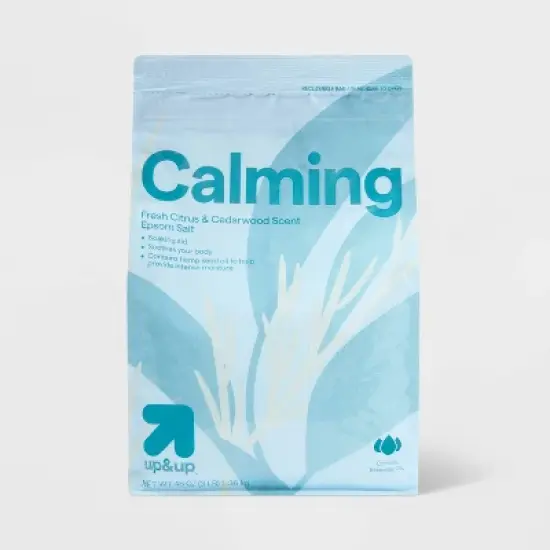 Calming Epsom Bath Salt - Fresh Citrus & Cedarwood - 48oz - up&up&trade; image {3}