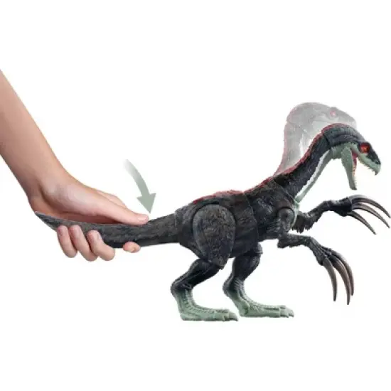 Jurassic World: Dominion Sound Slashin' Slasher Therizinosaurus Dino Figure image {1}