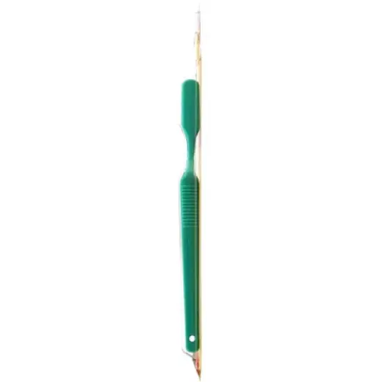 Fuchs Medium Natural Bristle Toothbrush Green - 12 ct image {3}