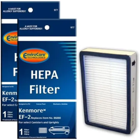 Kenmore CANISTER HEPA FILTERS #86880 3Pk image {7}