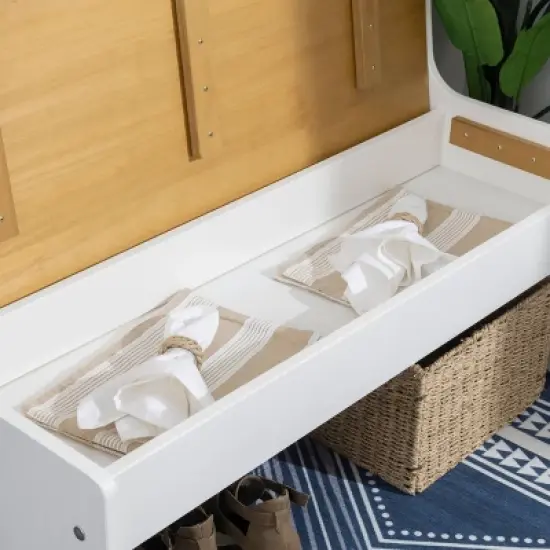 Large Merrill Back Rest Bench - Linon image {16}