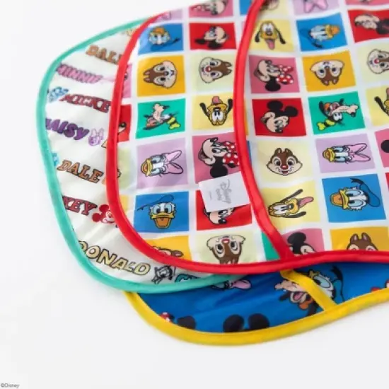 Disney SuperBib Waterproof Feeding Bibs - Mickey and Friends - 3pk image {4}