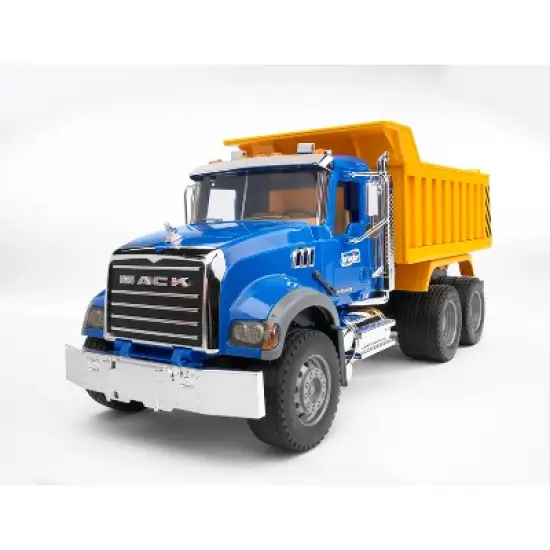 Bruder MACK Granite Dump Truck for Construction and Farm Pretend Play image {3}