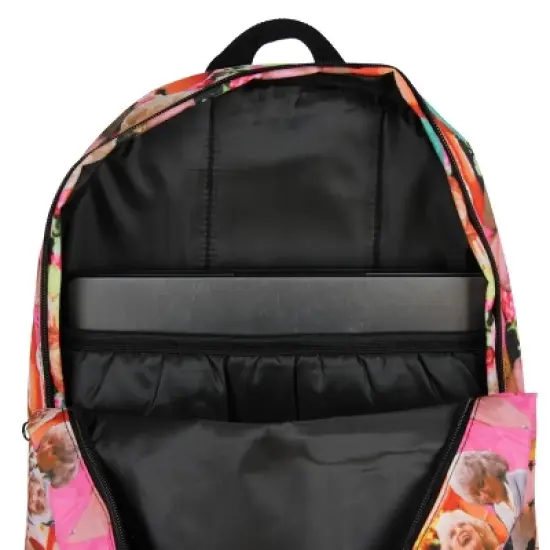 The Golden Girls Expressions Photo Collage Sublimated Laptop Backpack School Bag Multicoloured image {2}