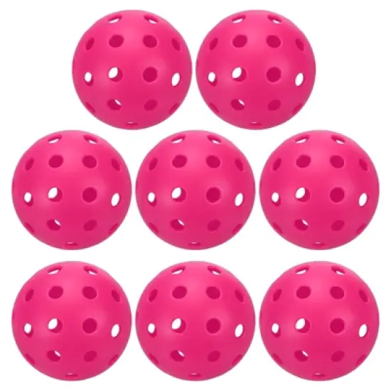 Unique Bargains 40 Holes Durable Precision Good Balance Application Pickleball Balls 8 Pcs image {10}