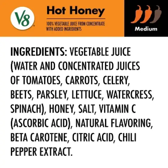 V8 Juice Red Hot Honey Juice - 46 fl oz Bottle image {6}