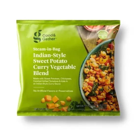 Frozen Indian-Inspired Sweet Potato Curry Vegetable Blend - 12oz - Good & Gather&trade; image {3}