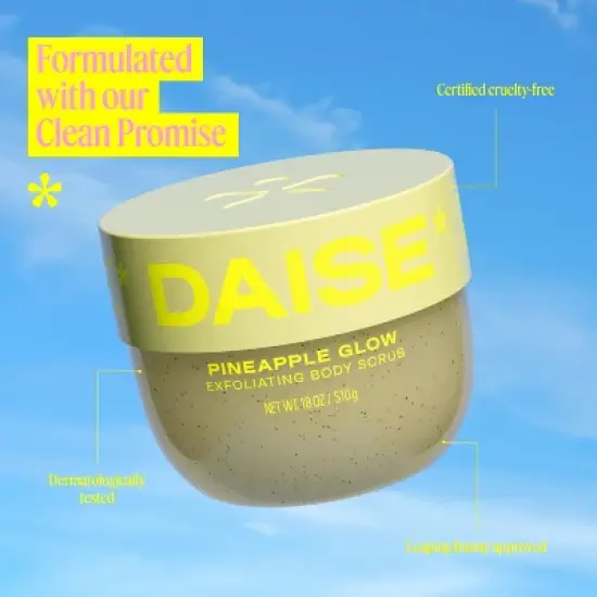DAISE Pineapple Exfoliating Body Scrub - 18oz image {3}