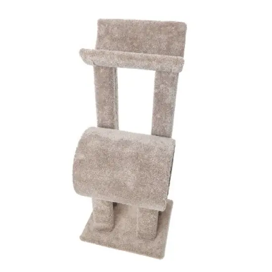 Beatrise Pet Products Kitty Tunnel with Perch Cat Activity Center - 48" image {1}