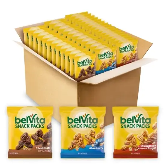 BelVita Mini Snack Bar Variety Pack - 28oz/40ct image {13}