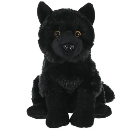 Wild Republic Cuddlekins Black Wolf Stuffed Animal, 12 Inches image {1}