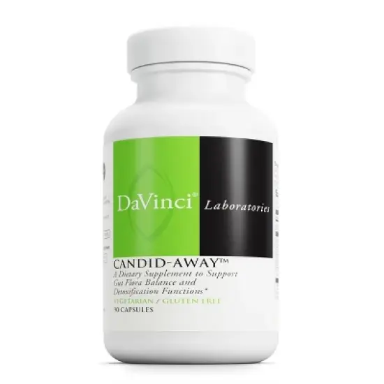 DaVinci Labs Candid-Away - Dietary Supplement to Support Microflora Balance, Detox and a Healthy Gut* - Gluten-Free - 90 Vegetarian Capsules image {6}