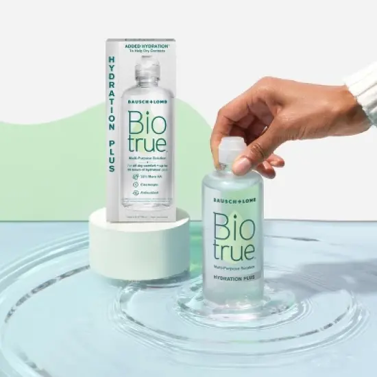Biotrue Hydration Plus Contact Solution for Hydrating Lens Care - 4 fl oz image {1}