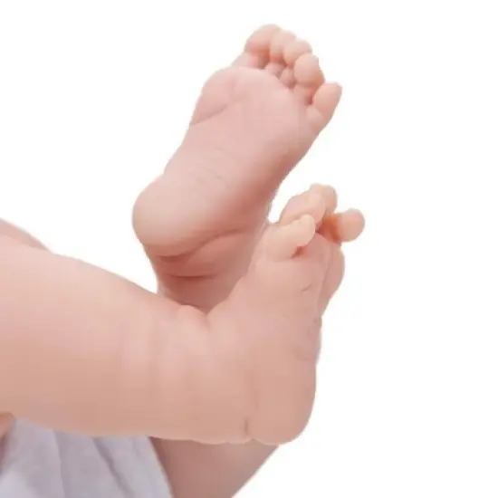 JC Toys La Newborn 14" Girl Baby Doll 9pc Set - Pink Romper image {2}