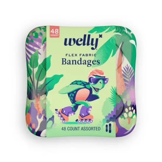 Welly Turtle Oasis Flex Fabric Bandages - 48ct image {8}
