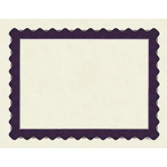 Great Papers Certificates 8.5" x 11" Beige and Matte Purple 100/Pack (961021) image {3}