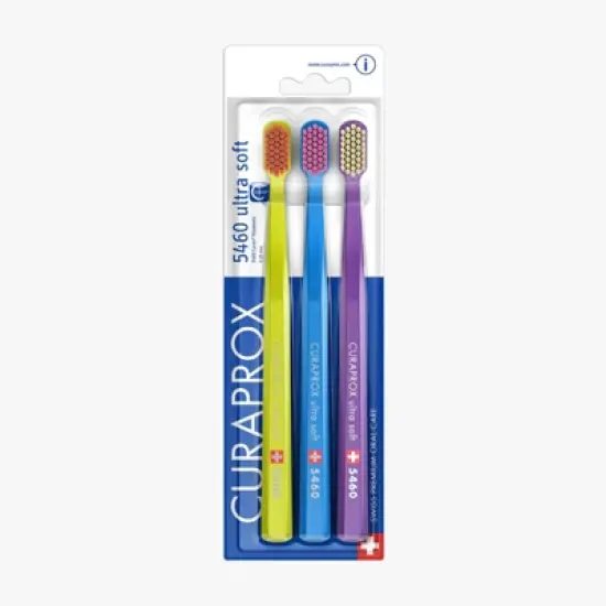 Curaprox CS 5460 Trio, Ultra Soft Toothbrush for Gentle and Effective Daily Care,  3-Pack image {6}