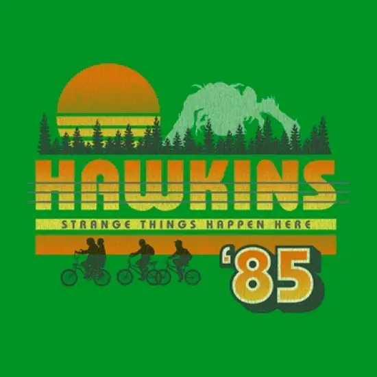 Boy's Stranger Things Retro Hawkins Bikers T-Shirt image {1}