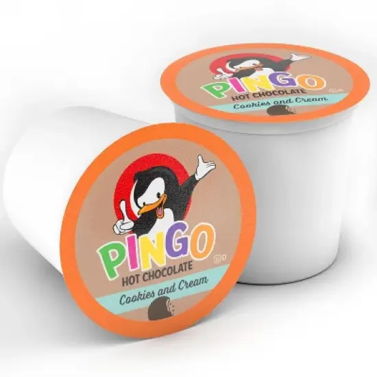 Pingo Hot Chocolate Pods for Keurig K-Cup Brewers, Cookies and Cream 40 Count image {3}