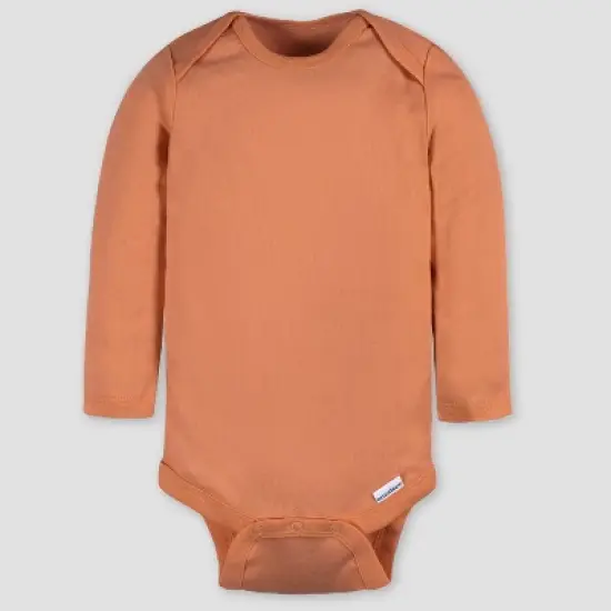Gerber Baby 4pk Long Sleeve Onesies image {2}