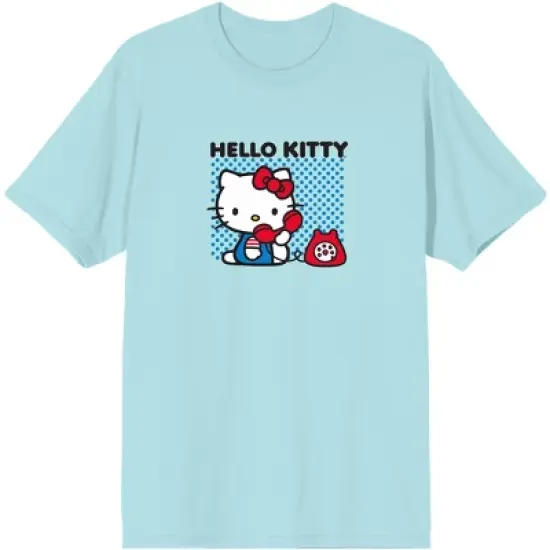Hello Kitty Phone Call Women's Celadon T-shirt image {5}