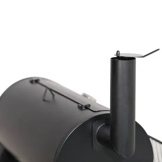 Captiva Designs E02GR006 Offset Charcoal Smoker - Black image {3}