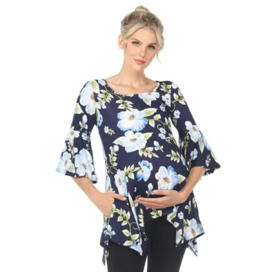 Maternity Roche Tunic -White Mark image {6}