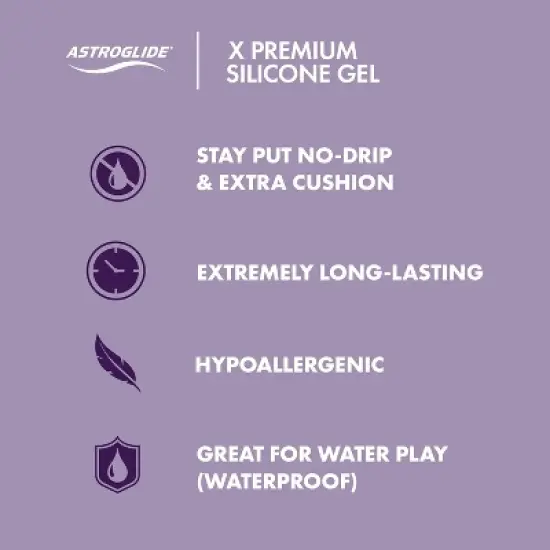 Astroglide Waterproof Silicone Gel 3Oz image {4}