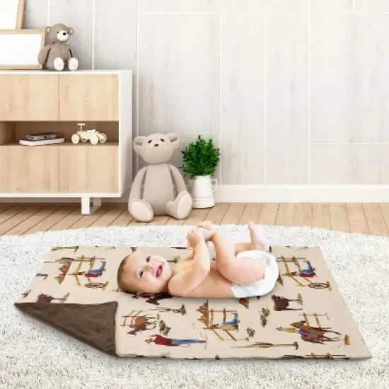 Sweet Jojo Designs Boy Baby Swaddle Blanket Wild West image {2}