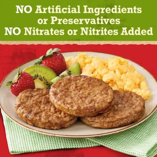 Jimmy Dean Frozen Fully Cooked All-Natural Turkey Patties - 18.3oz image {2}