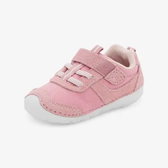 Stride Rite Kids Unisex Zips Runner Sneaker | 4.5 | Pink image {7}
