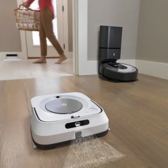iRobot Roomba i6+ Wi-Fi Connected Robot Vacuum with Automatic Dirt Disposal image {9}