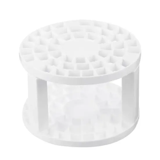 Unique Bargains 49 Holes Smooth Round Plastic Makeup Pencils Paint Brush Storage Holder image {4}