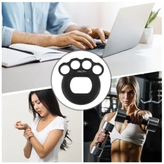 Unique Bargains Finger Ring Hand Grip Strengthener 1 Pc image {4}