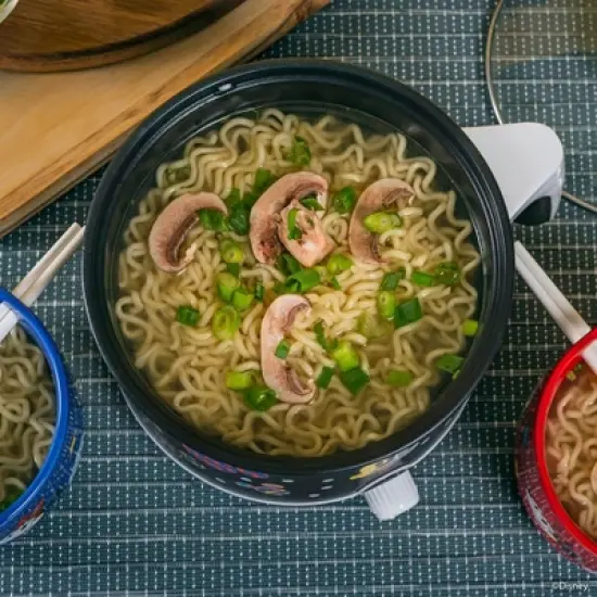 Uncanny Brands Disney Mickey Mouse Hot Pot with Ramen Bowls image {2}