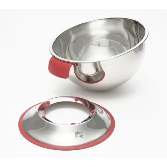 Blue Jean Chef 160oz Stainless Steel Pivoting Mixing Bowl Refurbished image {1}