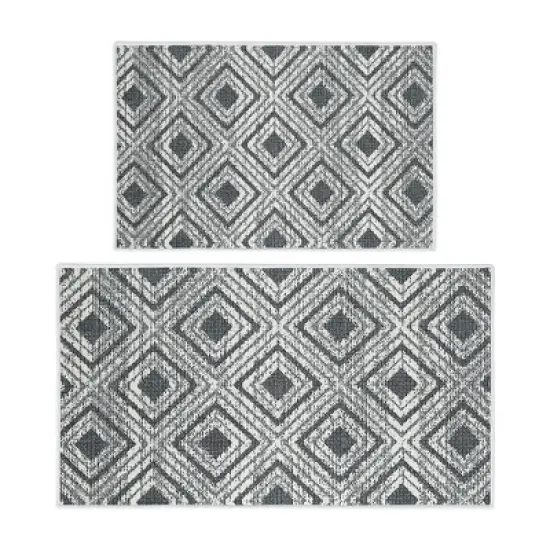 Sussexhome Non Skid Cotton Washable Kitchen Runner Rugs Set of  44 x 24 and 31.5 x 20 inches image {19}