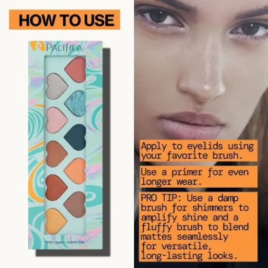 Pacifica Malibu Eye Shadows Palette - 0.2oz image {4}
