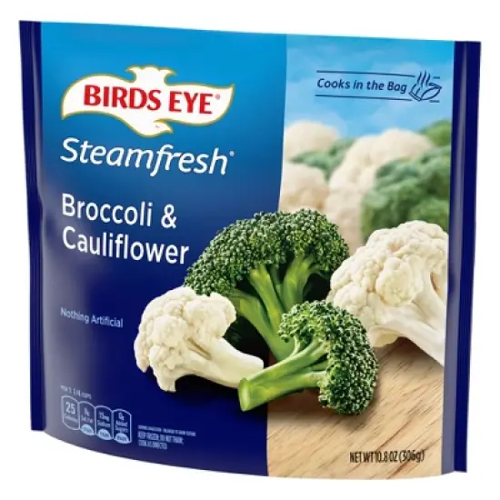 Birds Eye Steamfresh Frozen Broccoli & Cauliflower - 10.8oz image {1}