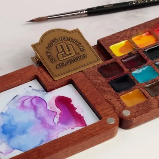 New York Central Embossed Brass Book Clip, Vintage Patina Finish, 1.57" x 1.73" x 0.77", Holds up to .67", Decorative Office Supplies, Durable Journal image {3}