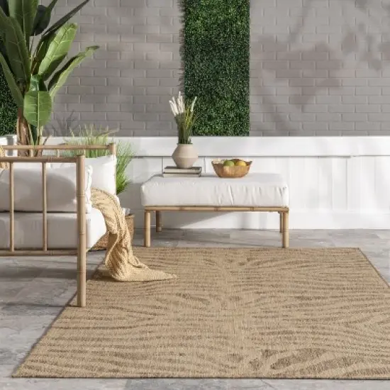 nuLOOM Katrine Zebra Indoor/Outdoor Patio Area Rug image {7}
