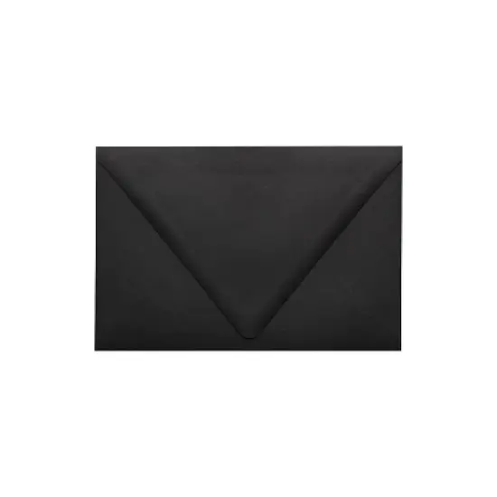 LUX 6 x 9 Booklet Contour Flap Envelopes 50/Pack Midnight Black (1820-B-50) image {1}
