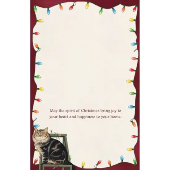 18ct Stringing Lights Holiday Boxed Cards image {1}