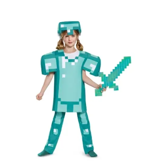 Mojang Synergies AB Minecraft Diamond Sword Costume Weapons Chrome Finish image {3}