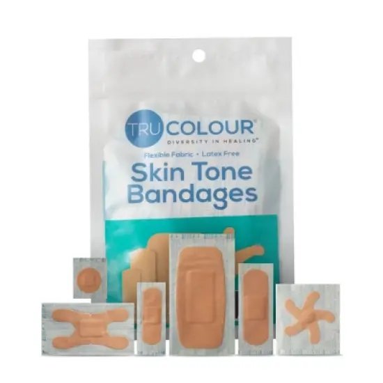 TruColour Skin Tone Shade Adhesive Bandages, Beige image {2}