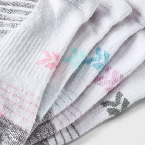 Women's 6+1 Bonus Pack Cushioned Performance Striped No Show Athletic Socks - All in Motion&trade; 4-10 image {2}