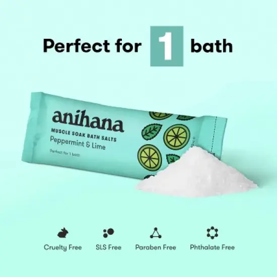 anihana Bath Salt - Peppermint & Lime image {4}