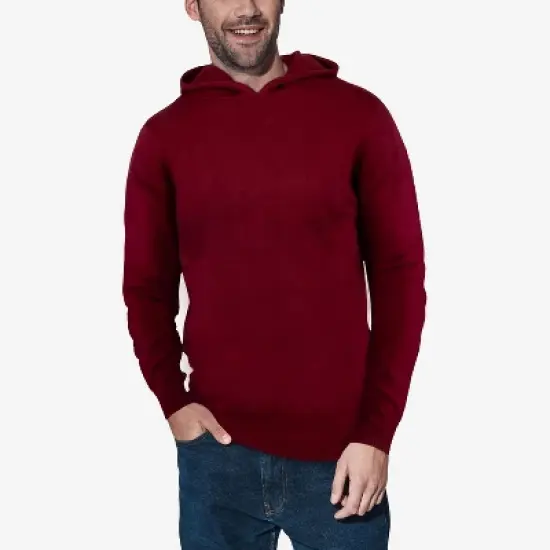 X RAY Men's Hooded Long Sleeve Sweatshirt Solid Casual Pullover Hoodie Sweater image {20}