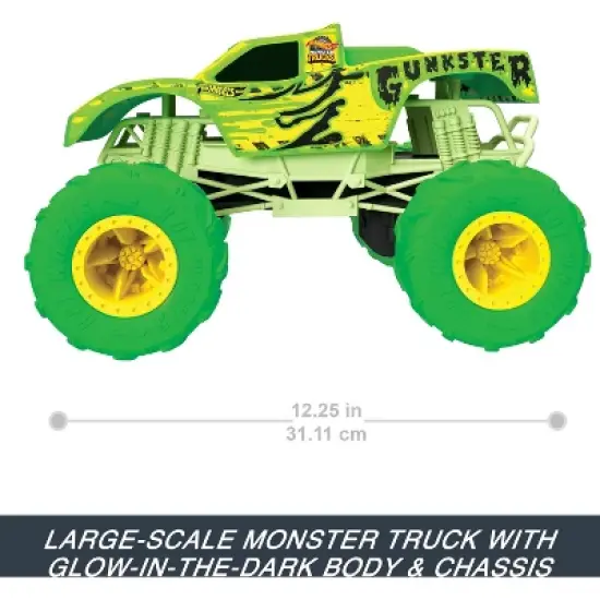 Hot Wheels RC Glow-In-The-Dark Gunkster - 1:15 Scale image {2}