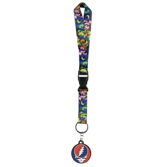 Grateful Dead Dancing Bears Wrist Strap Lanyard For Keys Wallet image {4}